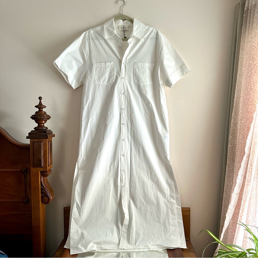 Dissh • Maxie White‎ Cotton Shirt Dress